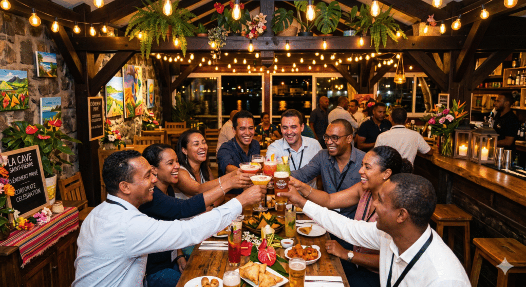 Soirée de groupe et événement privé au bar Le Paradoxe à Saint-Pierre